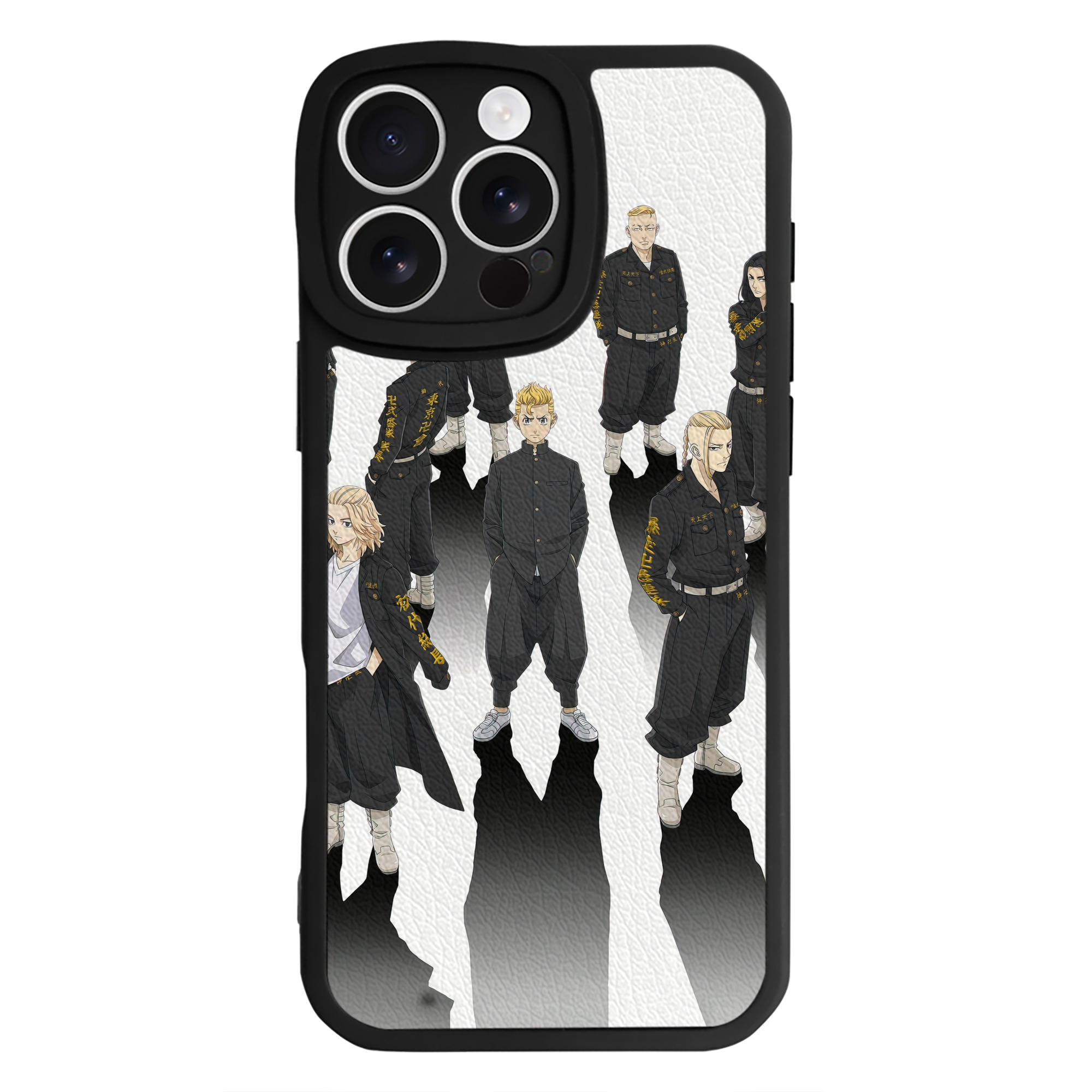 （画像用） 東京リベンジャーズ Tokyo Revengers 【iPhone 16シリーズ対応】シリコンスマホケース（レザー調） 材質：シリコン